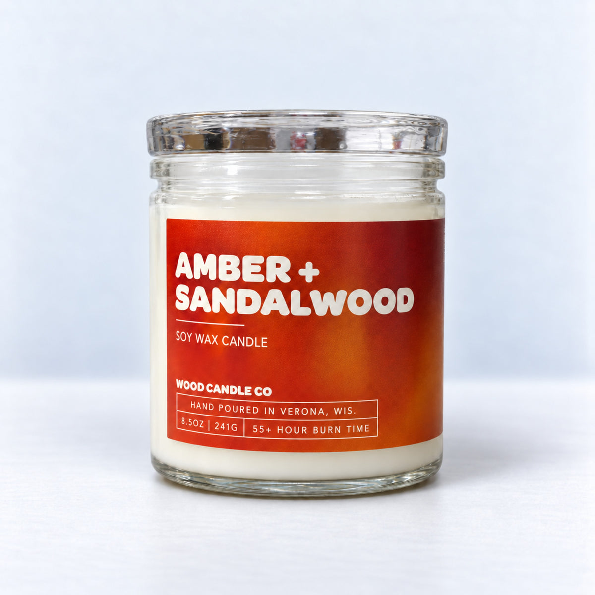 Amber + Sandalwood | Candle, 8.5 oz
