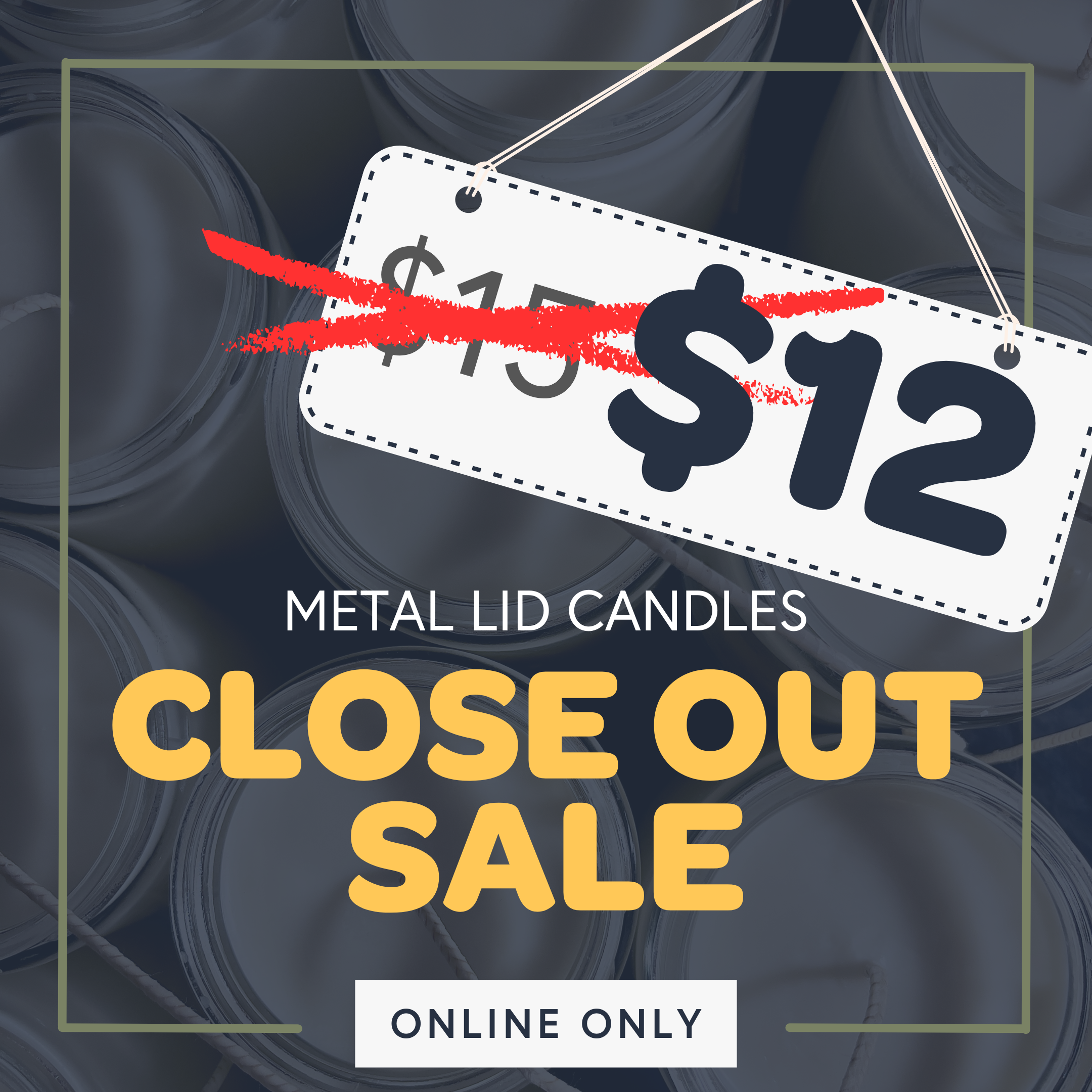 7oz Candle - Closeout Sale!